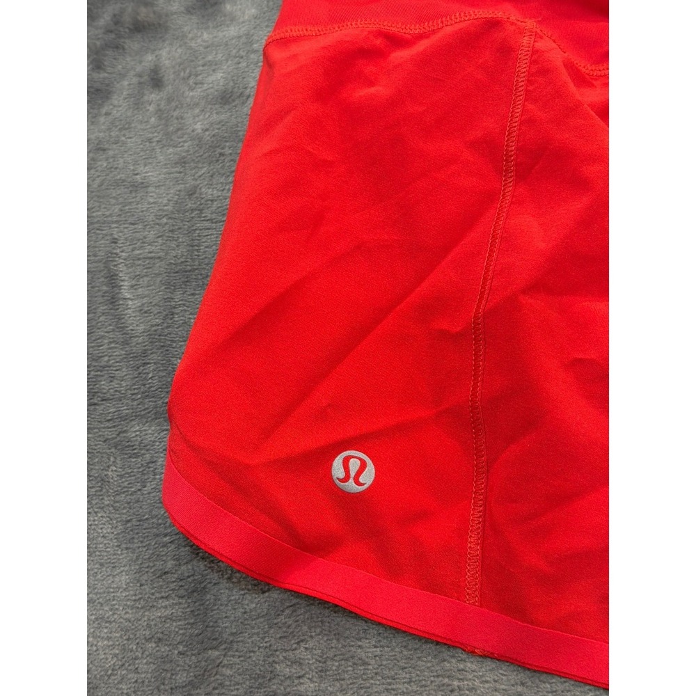 Lululemon Speed Up Shorts Womens Red Low Rise Running 2.5" Inseam Size 8 - Picture 3 of 9